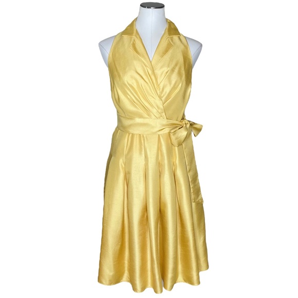Evan Picone Golden Retro Dress - Picture 2 of 9